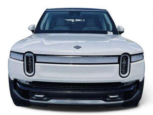 Glacier White 2024 Rivian R1S Adventure Quad Motor Large Pack