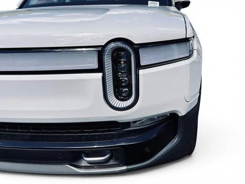 Glacier White 2024 Rivian R1S Adventure Quad Motor Large Pack