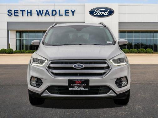 White Platinum Clearcoat Metallic 2017 Ford Escape Titanium