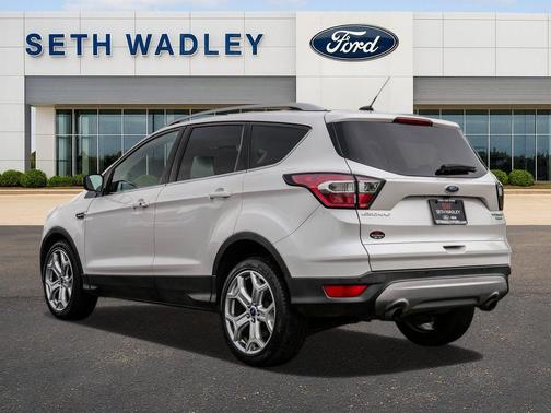 White Platinum Clearcoat Metallic 2017 Ford Escape Titanium