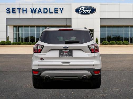 White Platinum Clearcoat Metallic 2017 Ford Escape Titanium