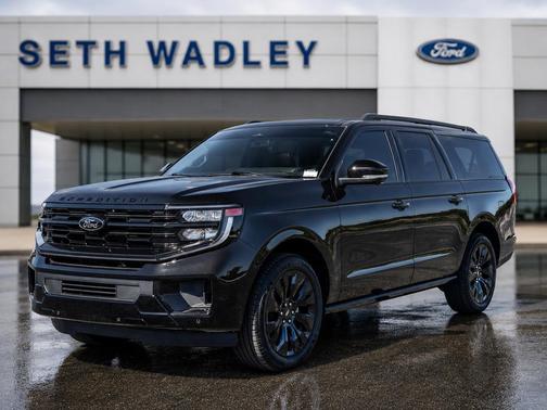 Agate Black Metallic 2025 Ford Expedition Max Platinum