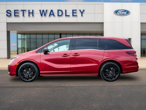 Radiant Red Metallic II 2025 Honda Odyssey Sport-L