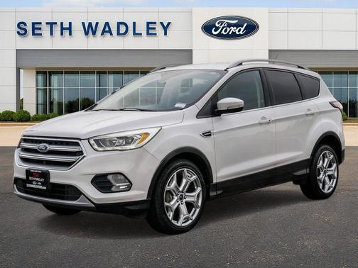 White Platinum Clearcoat Metallic 2017 Ford Escape Titanium