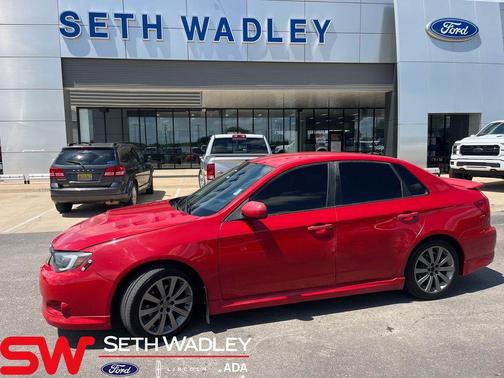 Lightning Red 2009 Subaru Impreza WRX