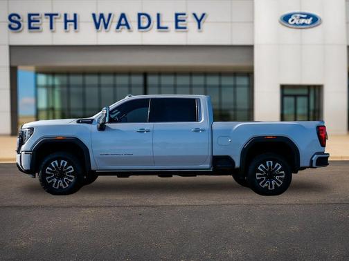 White Frost Tri-Coat 2025 GMC Sierra 3500 Denali Ultimate