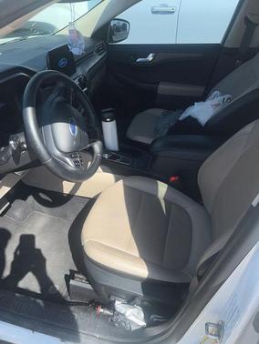 White 2020 Ford Escape Titanium Hybrid