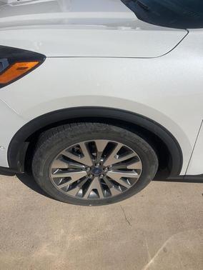 White 2020 Ford Escape Titanium Hybrid