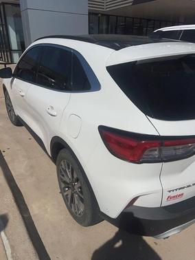 White 2020 Ford Escape Titanium Hybrid