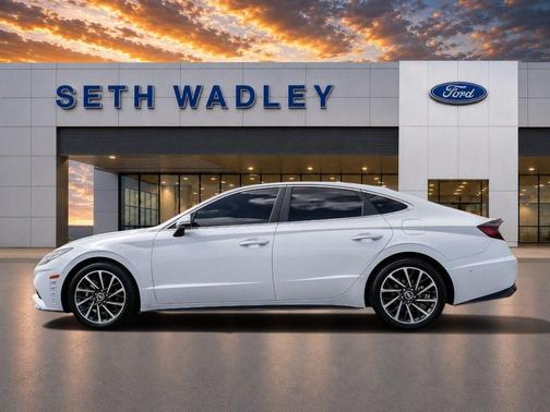 White 2023 Hyundai SONATA Limited