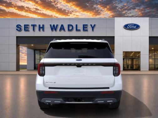 White Metallic 2026 Ford Explorer Active