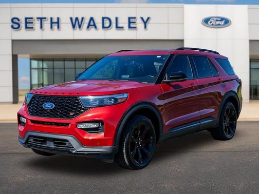 Rapid Red Metallic Tinted Clearcoat 2022 Ford Explorer ST