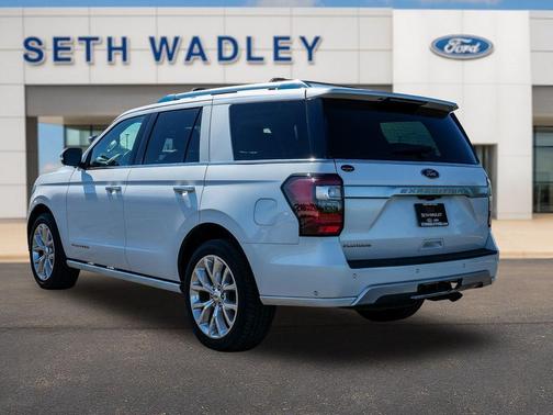 White Platinum Clearcoat Metallic 2018 Ford Expedition Platinum