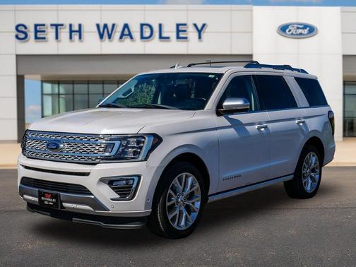 White Platinum Clearcoat Metallic 2018 Ford Expedition Platinum
