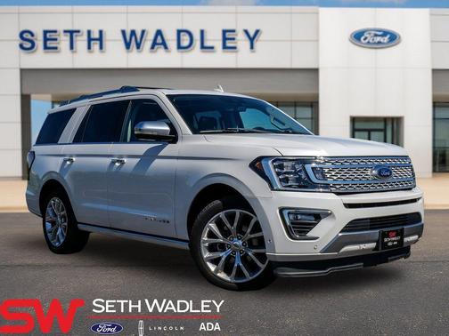 White Platinum Clearcoat Metallic 2018 Ford Expedition Platinum
