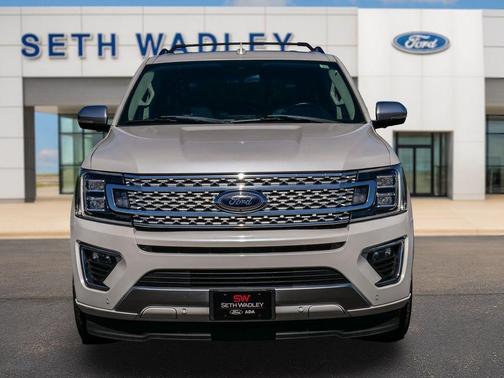 White Platinum Clearcoat Metallic 2018 Ford Expedition Platinum