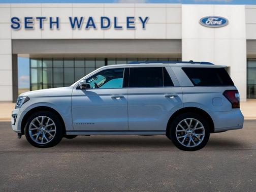 White Platinum Clearcoat Metallic 2018 Ford Expedition Platinum