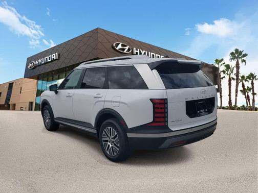 Creamy White Pearl 2026 Hyundai Palisade Hybrid Blue SEL 8P