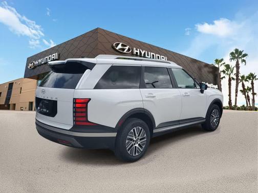Creamy White Pearl 2026 Hyundai Palisade Hybrid Blue SEL 8P