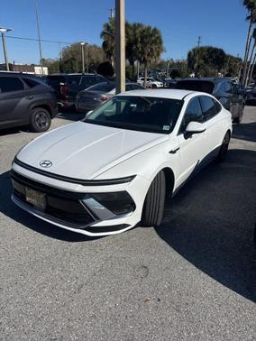 Serenity White 2024 Hyundai SONATA SEL