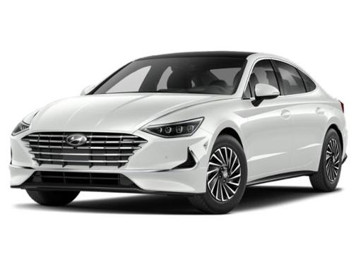 Serenity White 2023 Hyundai SONATA Hybrid Limited