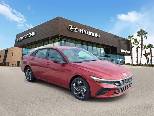 Ultimate Red 2025 Hyundai ELANTRA HEV SEL Sport