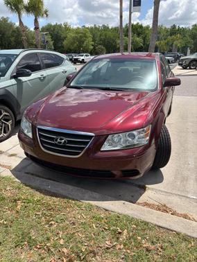 Dark Cherry Red 2009 Hyundai SONATA GLS