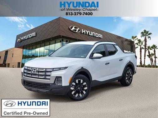 Atlas White 2025 Hyundai SANTA CRUZ SEL FWD