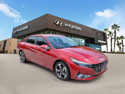 Ultimate Red 2023 Hyundai ELANTRA HEV Limited