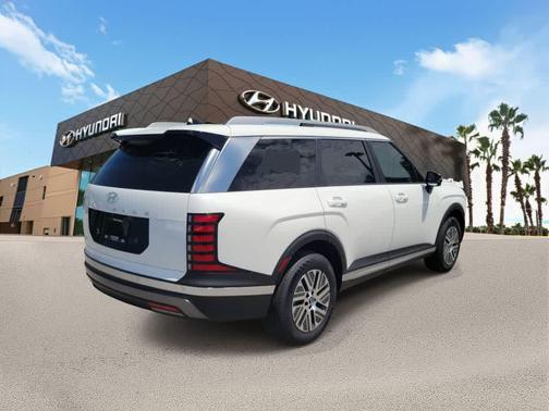 Creamy White Pearl 2026 Hyundai Palisade Hybrid Blue SEL 7P