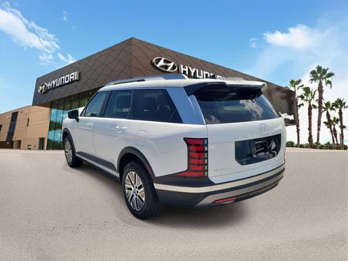 Creamy White Pearl 2026 Hyundai Palisade Hybrid Blue SEL 7P