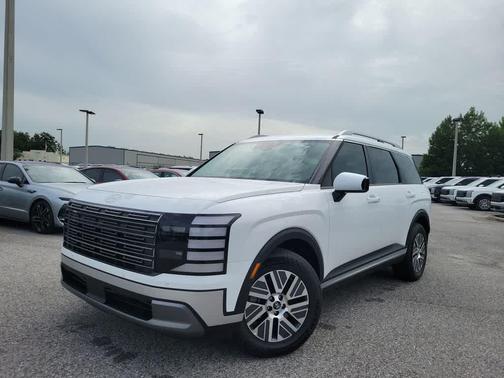 Creamy White Pearl 2026 Hyundai Palisade Hybrid Blue SEL 7P