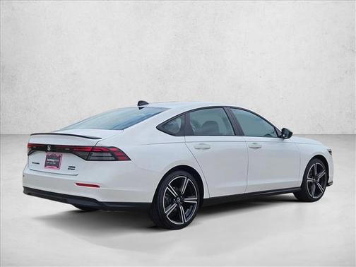 Platinum White Pearl 2026 Honda Accord Hybrid Sport