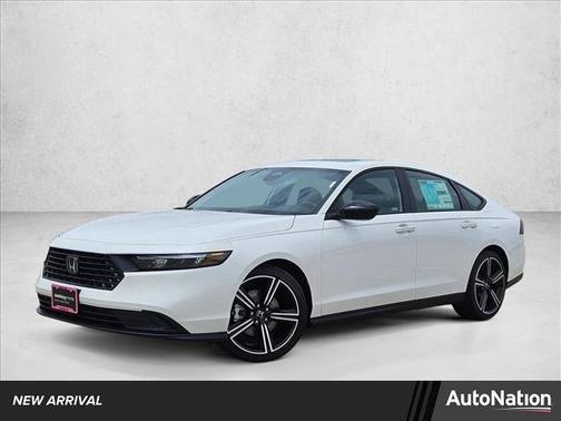 Platinum White Pearl 2026 Honda Accord Hybrid Sport