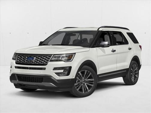 White Platinum Metallic Tri Coat 2016 Ford Explorer Platinum