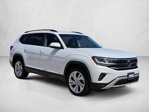 Pure White 2022 Volkswagen Atlas 3.6L SE w/Technology