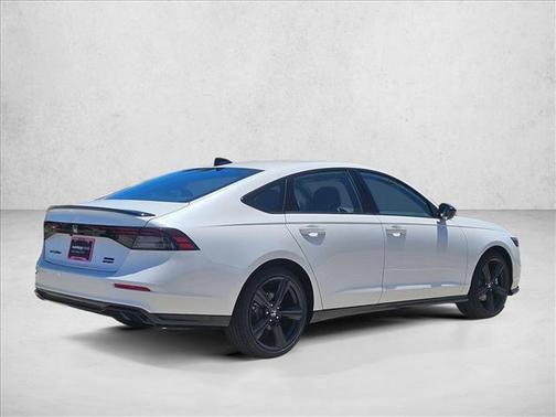 Platinum White Pearl 2026 Honda Accord Hybrid Sport-L