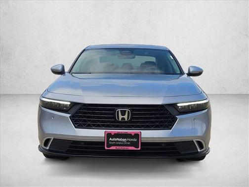 Solar Silver Metallic 2026 Honda Accord Hybrid Touring