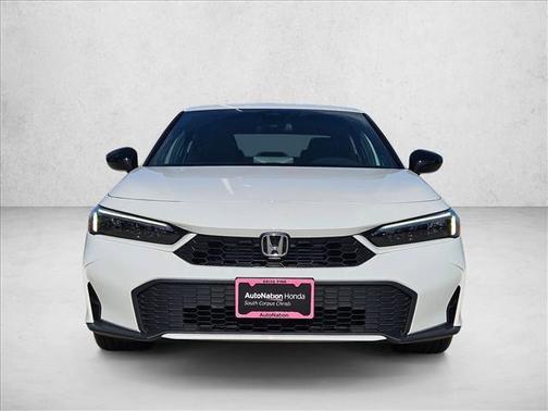 Platinum White Pearl 2026 Honda Civic Hybrid Sport