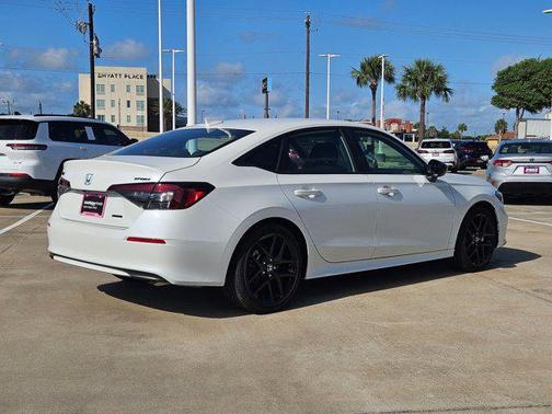 Platinum White Pearl 2026 Honda Civic Hybrid Sport