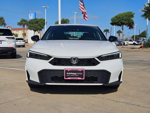 Platinum White Pearl 2026 Honda Civic Hybrid Sport