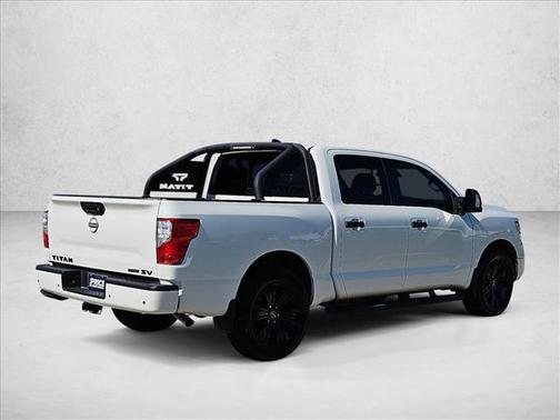 Glacier White 2023 Nissan Titan SV