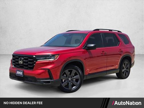 Radiant Red Metallic II 2025 Honda Pilot Sport