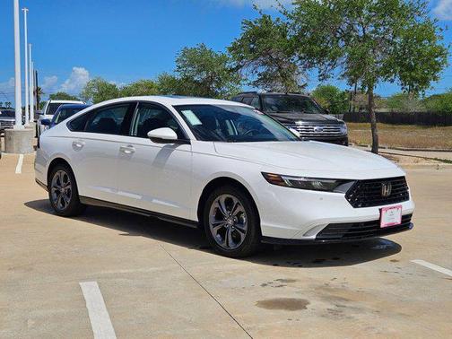 Platinum White Pearl 2025 Honda Accord Hybrid EX-L