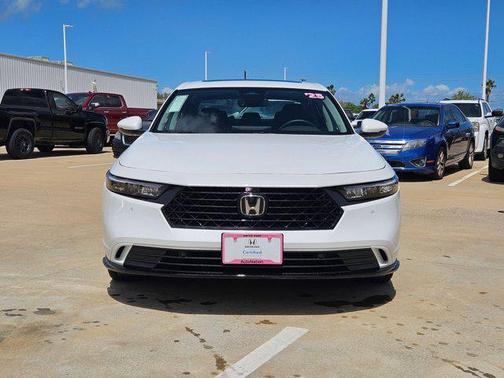 Platinum White Pearl 2025 Honda Accord Hybrid EX-L