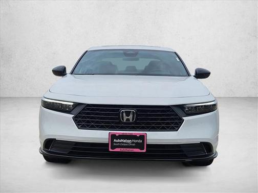Platinum White Pearl 2026 Honda Accord Hybrid Sport-L