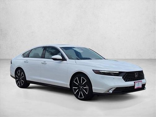 Platinum White Pearl 2026 Honda Accord Hybrid Touring