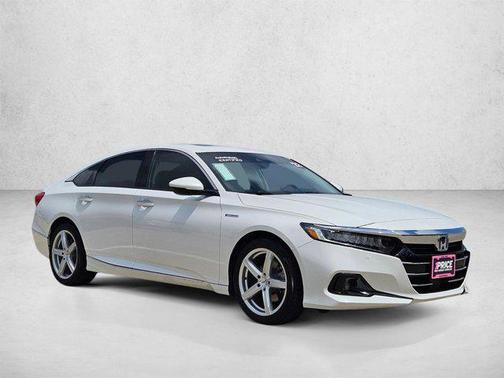 Platinum White Pearl 2022 Honda Accord Hybrid Touring