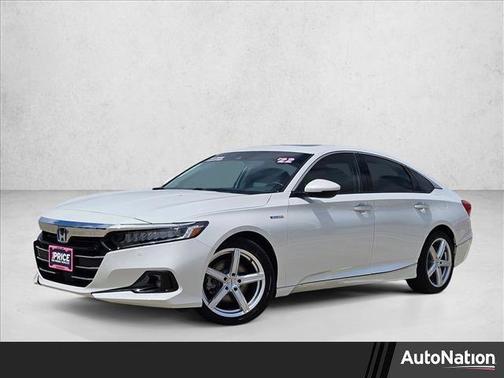 Platinum White Pearl 2022 Honda Accord Hybrid Touring