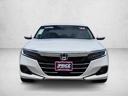 Platinum White Pearl 2022 Honda Accord Hybrid Touring